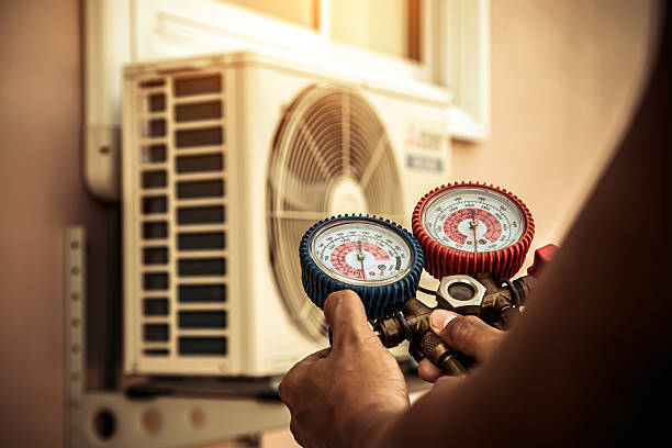 Professional Hvac Maintenance technician working in Jefferson, WI